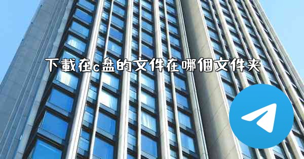 下載在c盘的文件在哪個文件夹