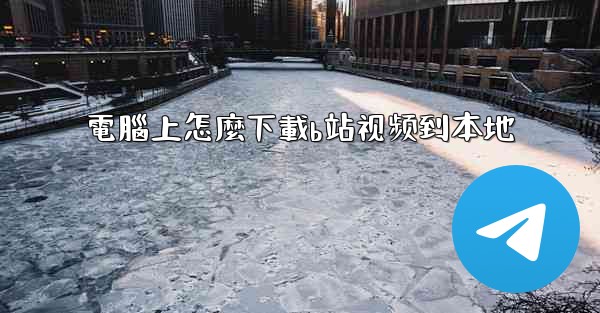 電腦上怎麼下載b站视频到本地