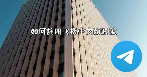 如何註冊飞機中文版賬號