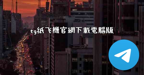 tg纸飞機官網下載電腦版