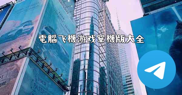 電腦飞機游戏單機版大全