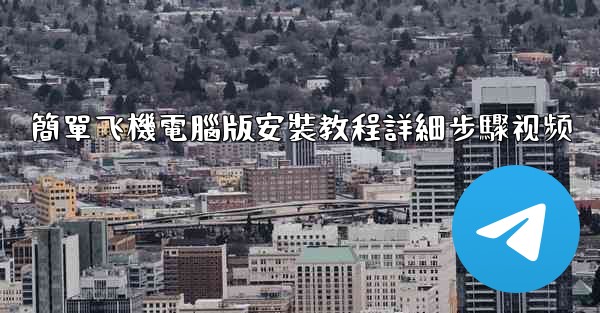 簡單飞機電腦版安裝教程詳細步驟视频