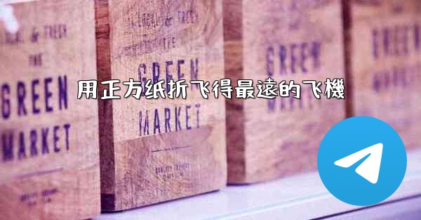 用正方纸折飞得最遠的飞機