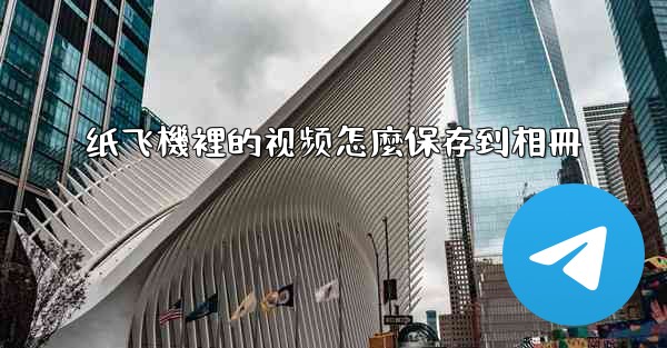 纸飞機裡的视频怎麼保存到相冊