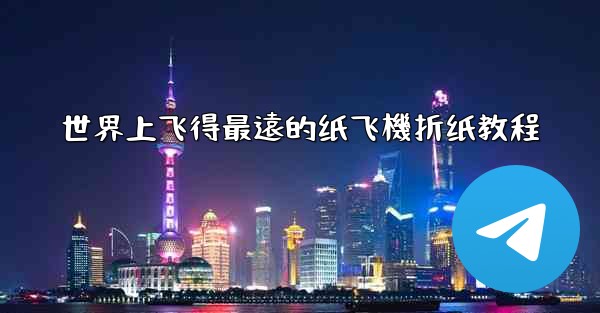 <b>世界上飞得最遠的纸飞機折纸教程</b>