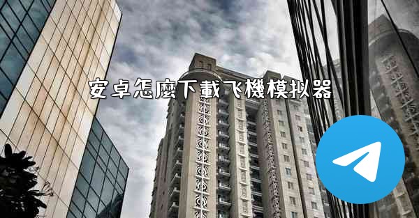 安卓怎麼下載飞機模拟器