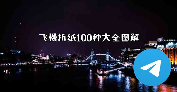 飞機折纸100种大全图解