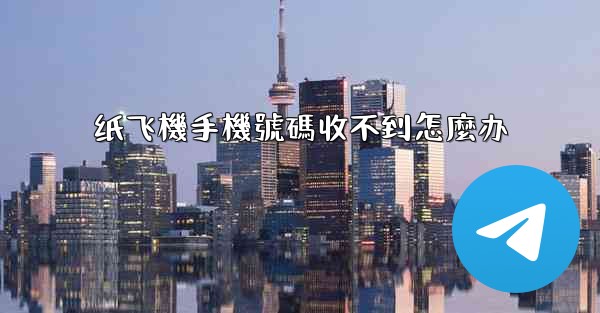 纸飞機手機號碼收不到怎麼办