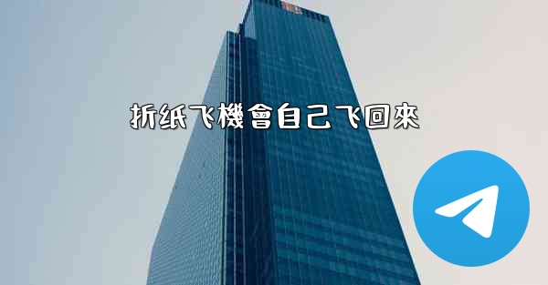 <b>折纸飞機會自己飞回來</b>