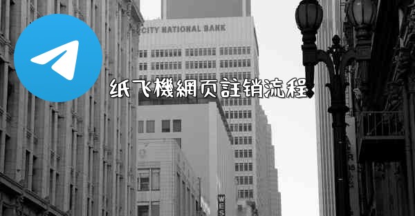 纸飞機網页註销流程