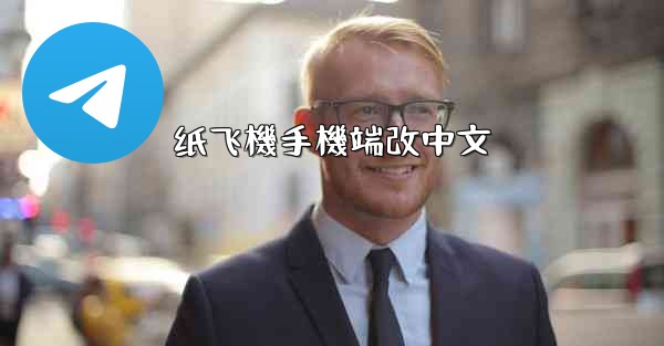 纸飞機手機端改中文