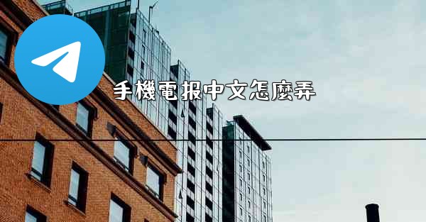 手機電报中文怎麼弄
