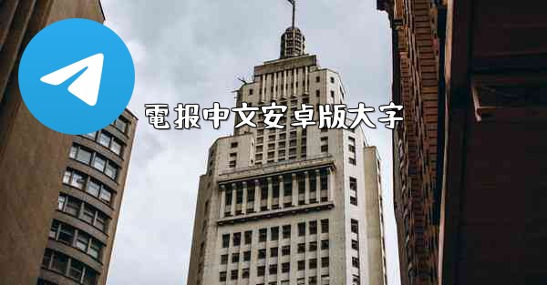 電报中文安卓版大字