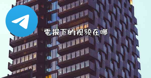 電报下的视频在哪
