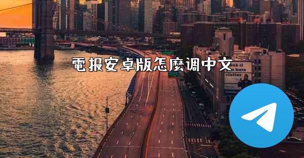 電报安卓版怎麼调中文