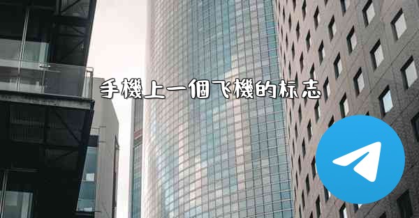 手機上一個飞機的标志