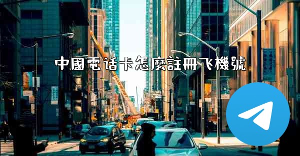 中國電话卡怎麼註冊飞機號