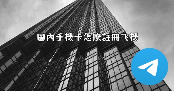 國內手機卡怎麼註冊飞機