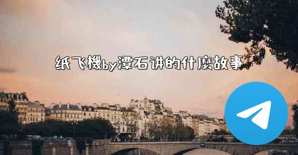 纸飞機by潭石讲的什麼故事
