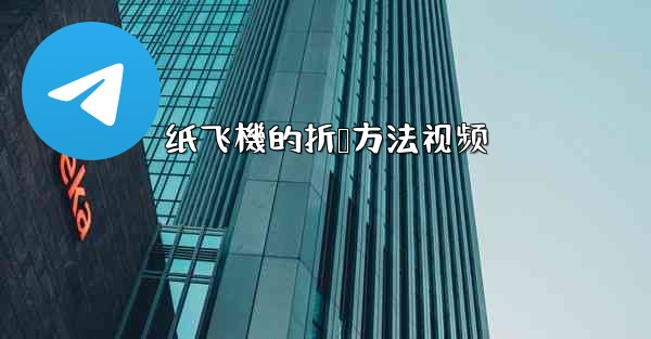 纸飞機的折叠方法视频