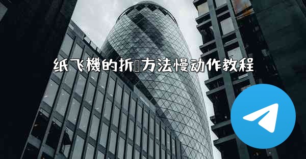 纸飞機的折叠方法慢动作教程