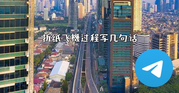 折纸飞機过程写几句话