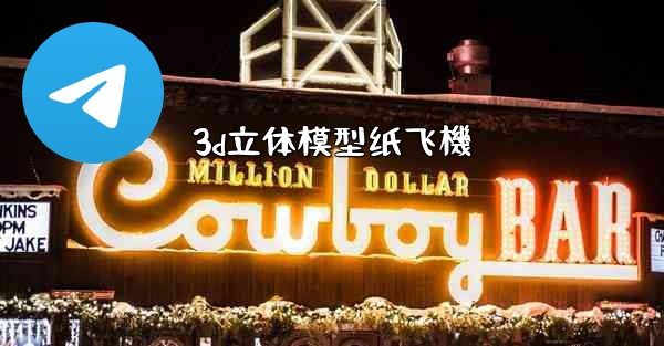 3d立体模型纸飞機