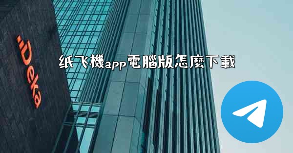 纸飞機app電腦版怎麼下載