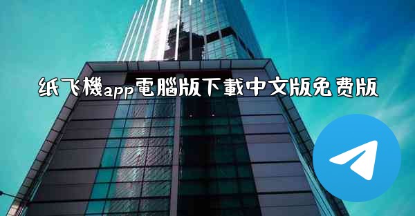 纸飞機app電腦版下載中文版免费版