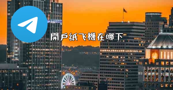開戶纸飞機在哪下