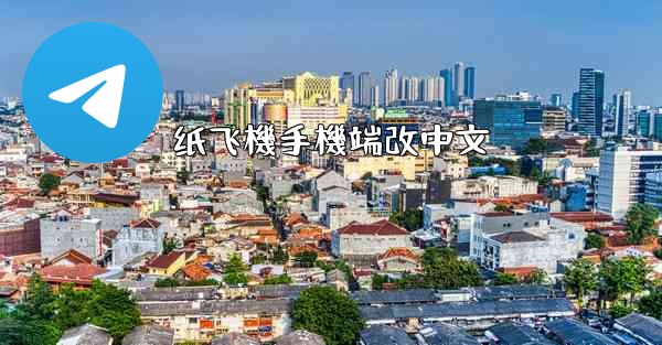 纸飞機手機端改中文