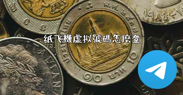 纸飞機虚拟號碼怎麼登