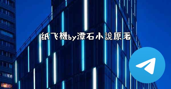 纸飞機by潭石小說原著