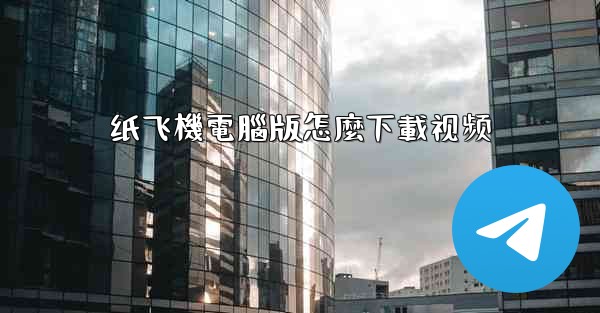纸飞機電腦版怎麼下載视频