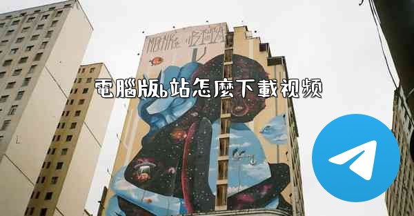 電腦版b站怎麼下載视频