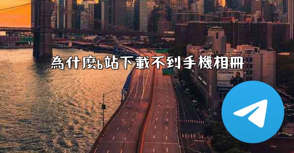 為什麼b站下載不到手機相冊