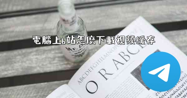 電腦上b站怎麼下載视频缓存