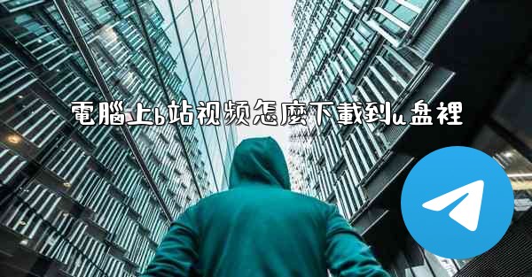 電腦上b站视频怎麼下載到u盘裡