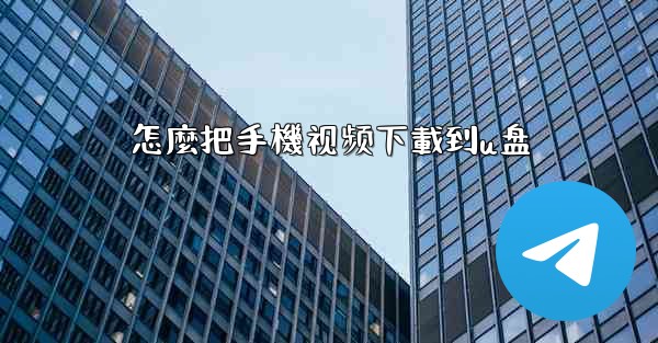 怎麼把手機视频下載到u盘