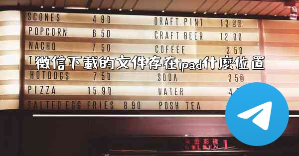 微信下載的文件存在ipad什麼位置