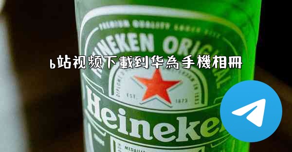 b站视频下載到华為手機相冊