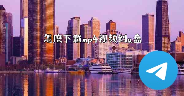 怎麼下載mp4视频到u盘