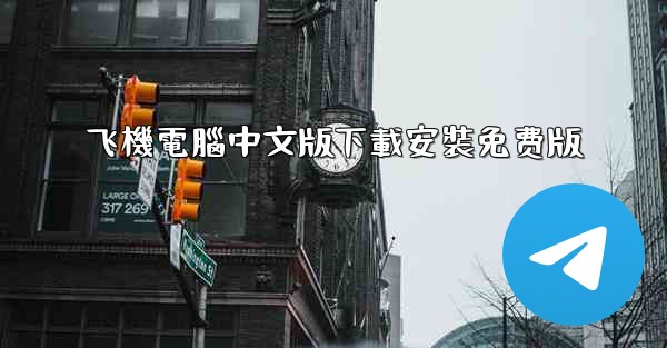 飞機電腦中文版下載安裝免费版