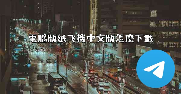 電腦版纸飞機中文版怎麼下載