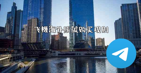 飞機海外賬號购买规则