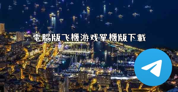 電腦版飞機游戏單機版下載