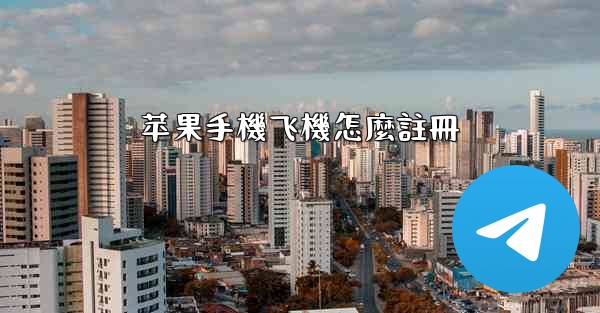 苹果手機飞機怎麼註冊