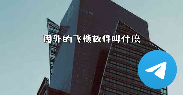 <b>國外的飞機軟件叫什麼</b>