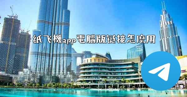 纸飞機app電腦版链接怎麼用