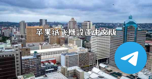 苹果纸飞機設置中文版